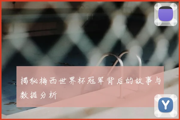 揭秘梅西世界杯冠军背后的故事与数据分析